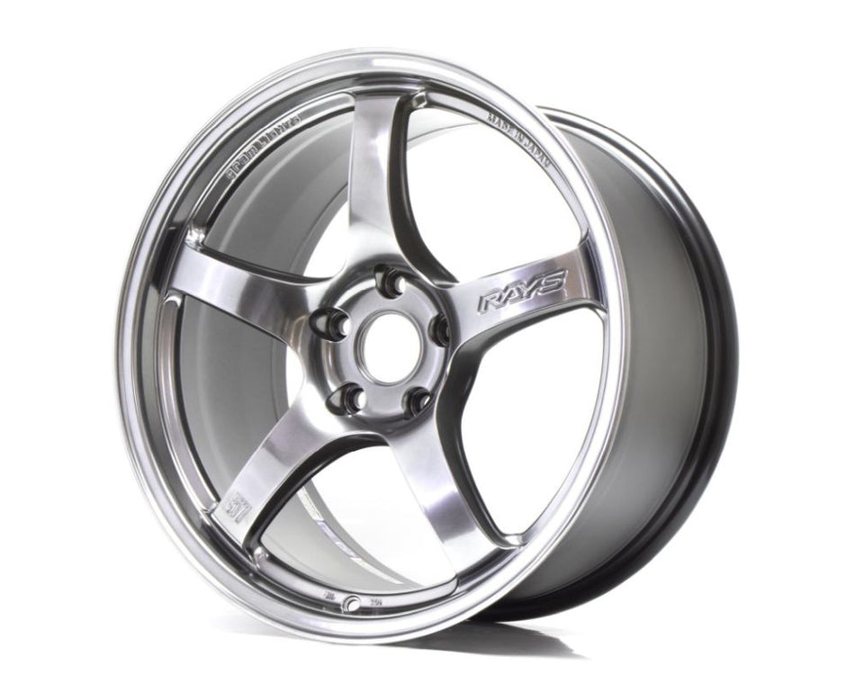 Gram Lights 57CR 18X9.5+38 5-114.3 Grace Silver Wheel