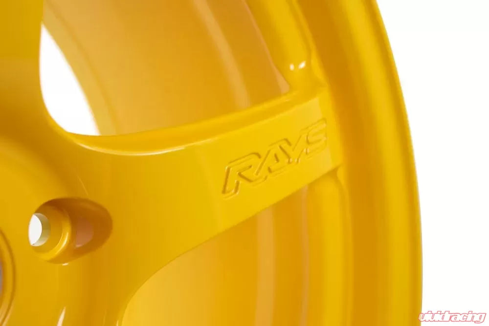 Gram Lights 57CR 15X8.0+28 4-100 Mach Yellow Wheel 2324 Limited