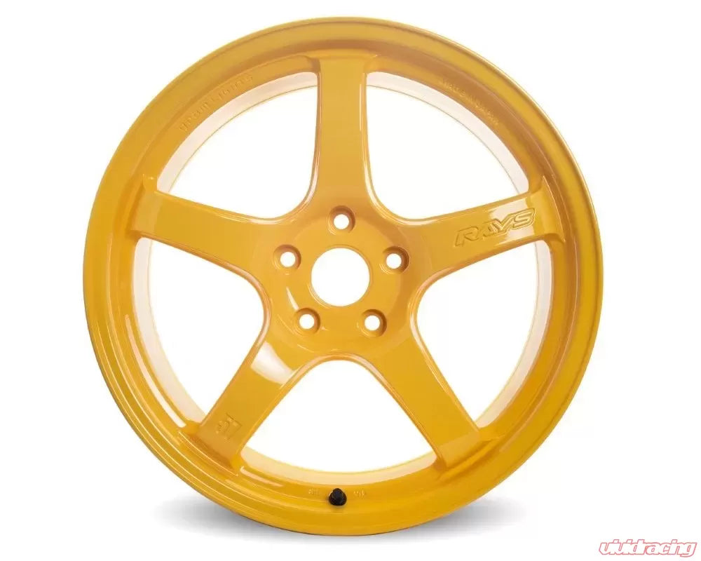 Gram Lights 57CR 17X9.0+38 5-114.3 Mach Yellow Wheel 2324 Limited