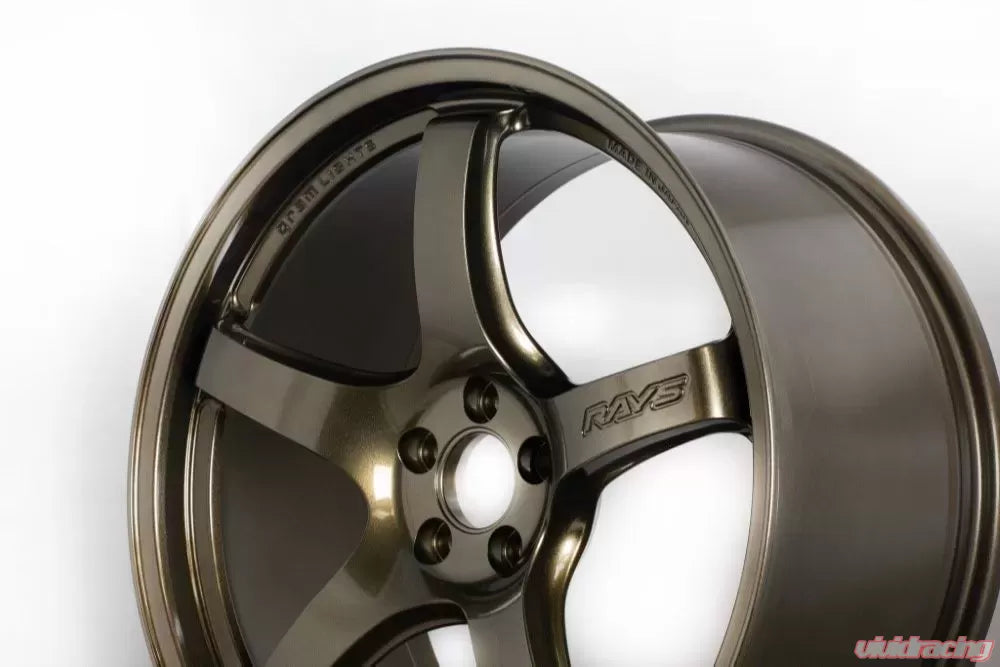 Gram Lights 57CR 17X9.0+38 5-100 Almite Gold Wheel