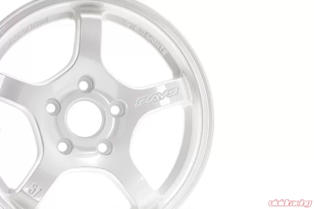 Gram Lights 57CR 18X9.5+22 5-114.3 Ceramic Pearl Wheel