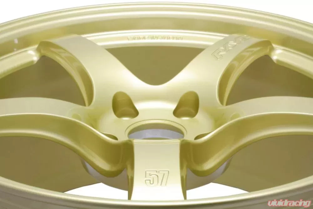 Gram Lights 57CR 17X9.0+38 5-100 E8 Gold Wheel