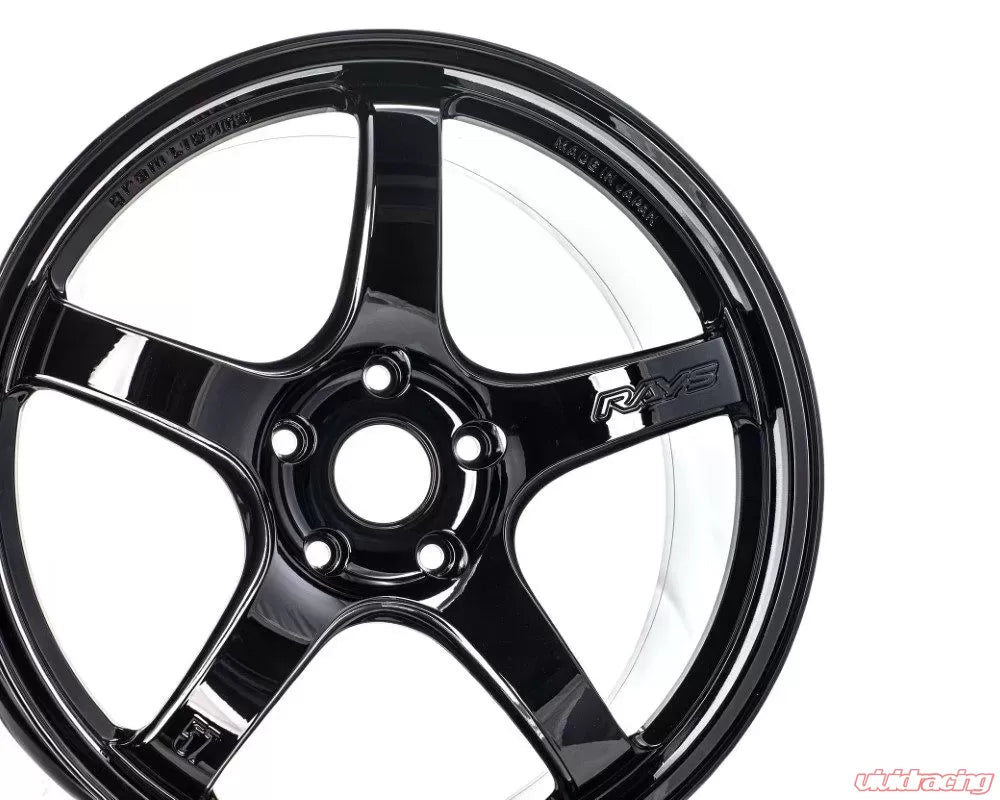 Gram Lights 57CR 18X9.5+38 5-100 Glossy Black Wheel