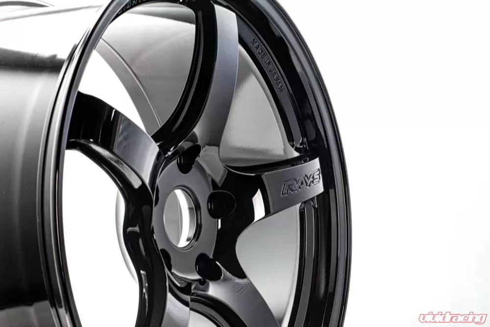 Gram Lights 57CR 18X10.5+12 5-114.3 Glossy Black Wheel
