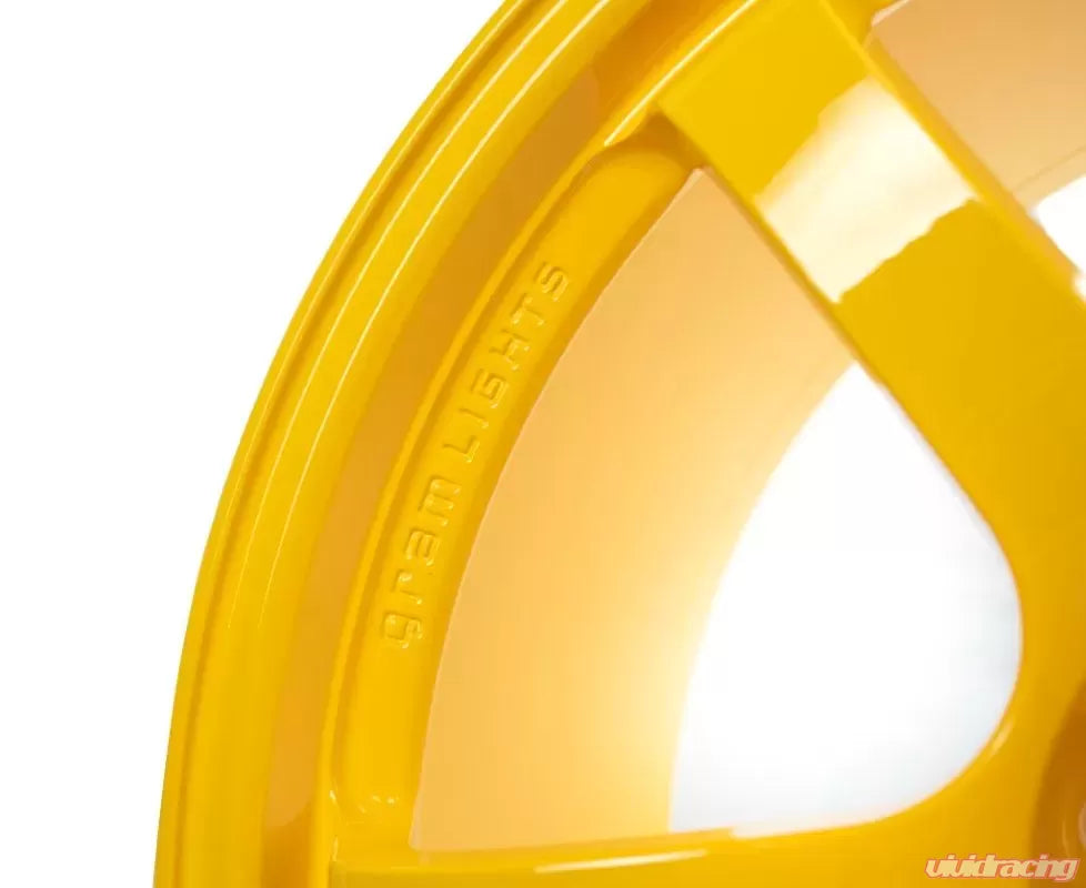 Gram Lights 57DR 2324 Limited 18X9.5+22 5-114.3 Mach Yellow Wheel