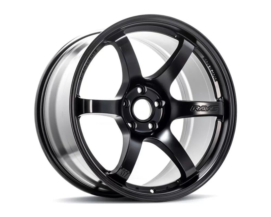 Gram Lights 57DR 19X8.5+35 5-114.3 Semi Gloss Black Wheel