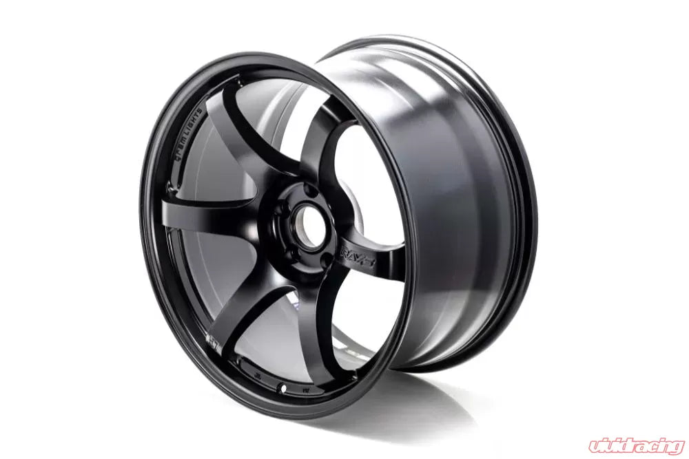 Gram Lights 57DR 18X10.5+12 5-114.3 Semi Gloss Black Wheel