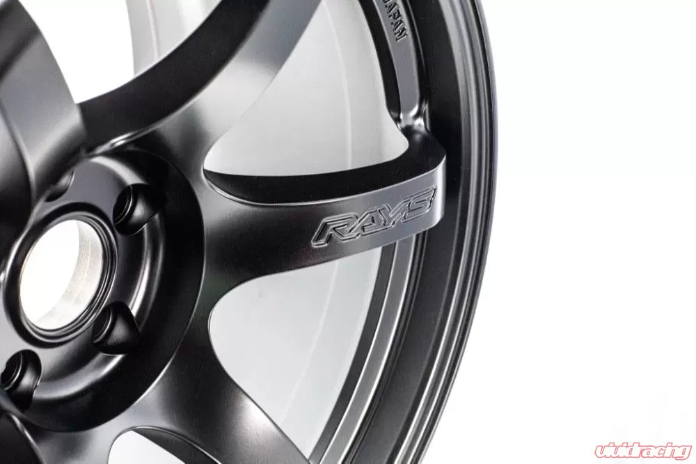 Gram Lights 57DR 18X10.5+12 5-114.3 Semi Gloss Black Wheel