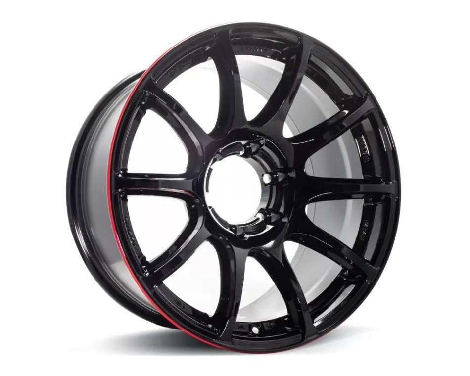 Gram Lights 57Trans-X Rev Limit 20X9.0+09 6-135 Black & Machining / E-Pro Coat Wheel