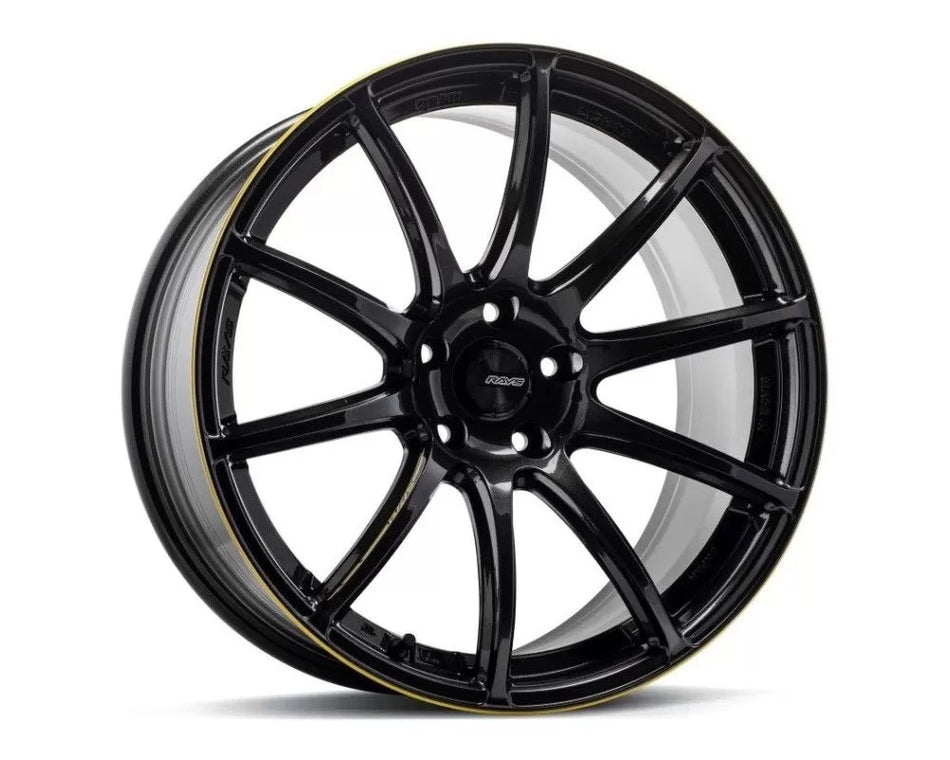 Gram Lights 57Transcend Unlimit 19X9.5+25 5-112 Super Dark Gunmetal/Machining/E-Pro Coat Wheel