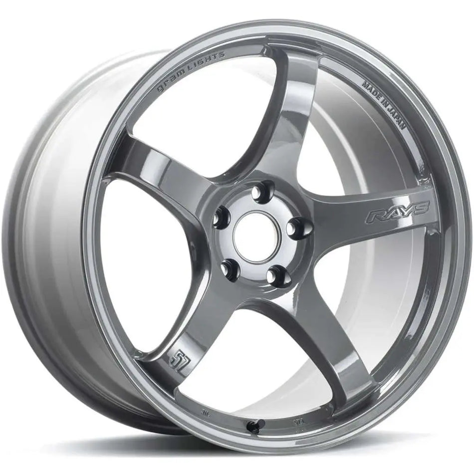 Gram Lights 57CR 15X8.0+35 5-114.3 Glossy Gray Wheel