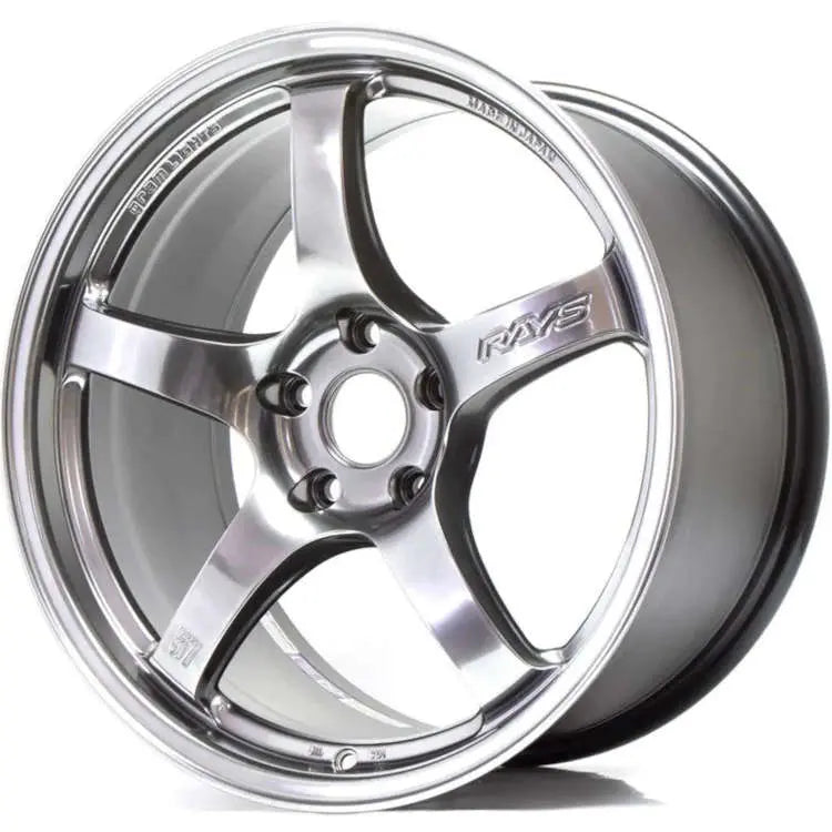 Gram Lights 57CR 19X10.5+12 5-114.3 Grace Silver Wheel