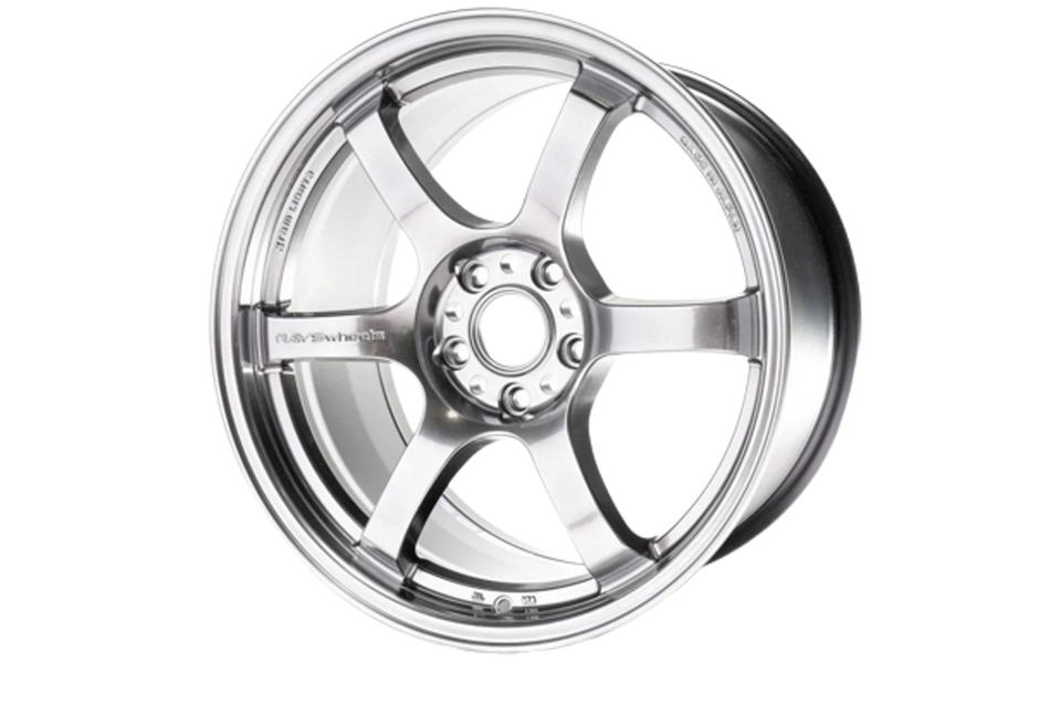 Gram Lights 57DR 15X8.0+35 5-114.3 Grace Silver Wheel