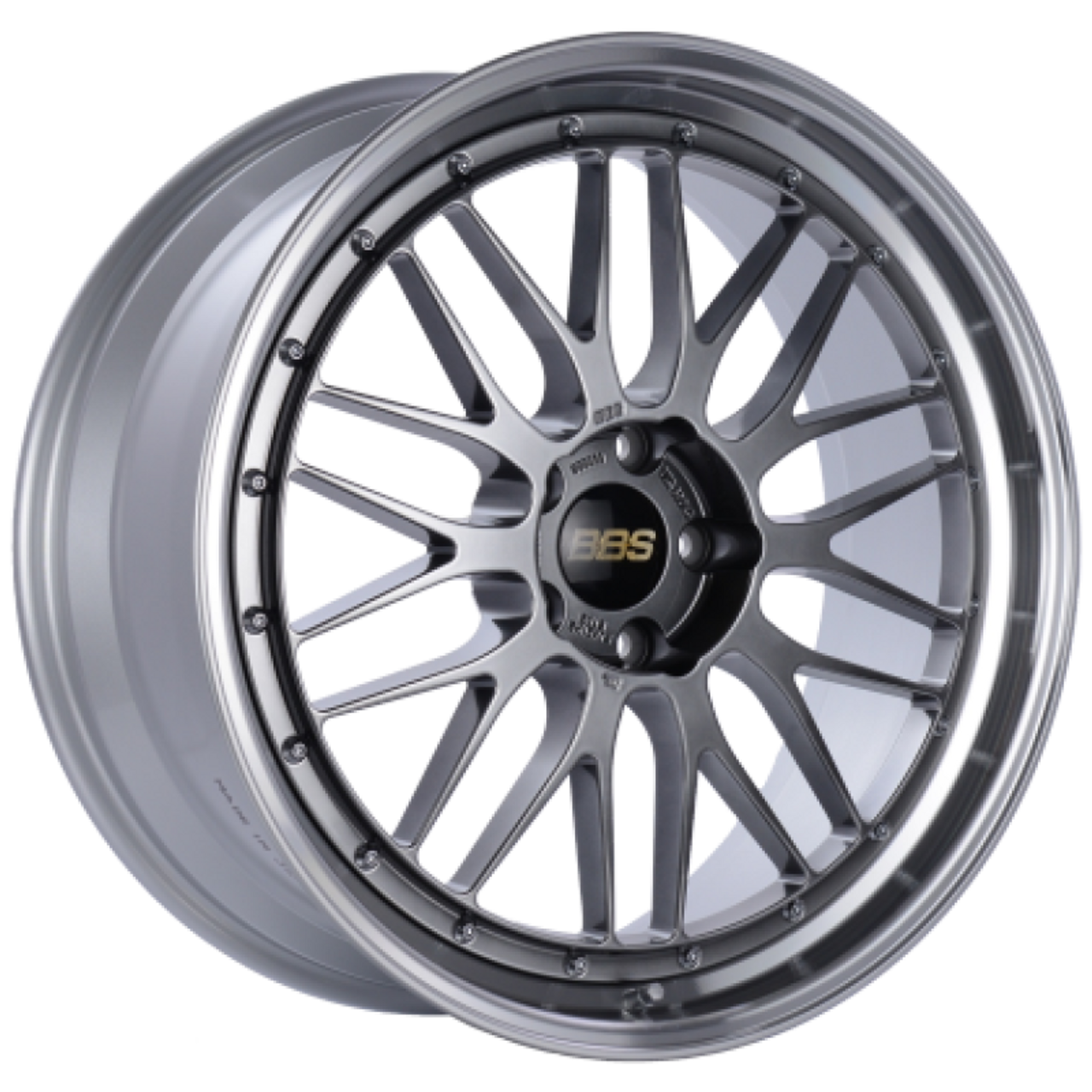 BBS LM 19x10 5x120 ET25 Diamond Black Center Diamond Cut Lip Wheel -82mm PFS/Clip Required - REWRK Collective