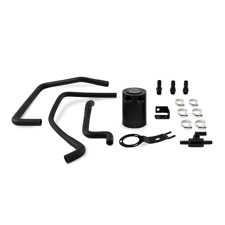 Mishimoto 2016+ Mazda Miata Baffled Oil Catch Can Kit - Black - REWRK Collective