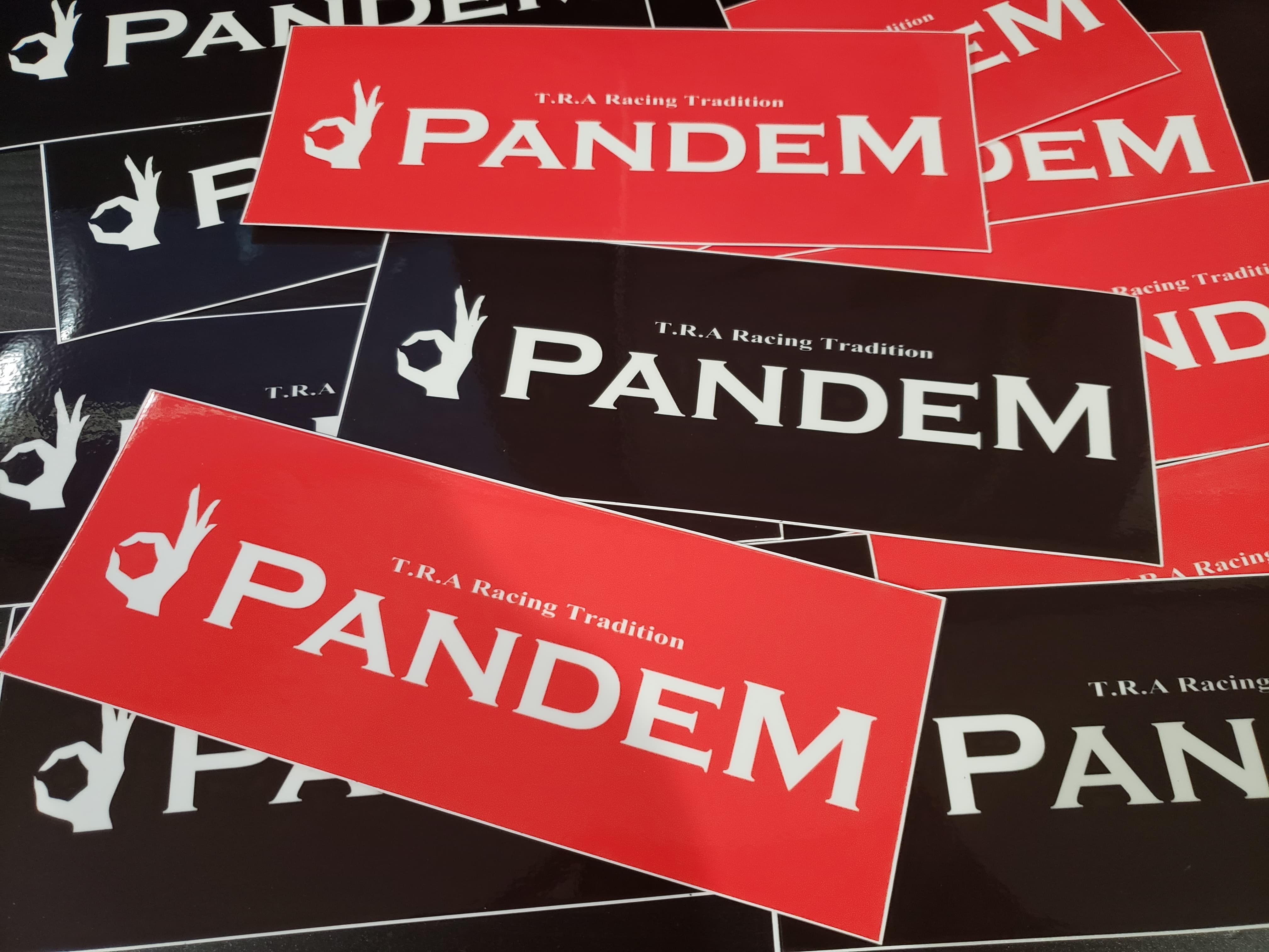 Pandem Stickers 3" x 8" - REWRK Collective