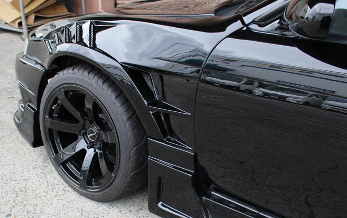 Origin Lab Nissan S14 Kouki Sameera Duct +55mm Front Fenders