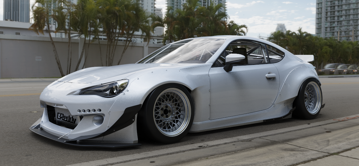 RocketBunny FRS/BRZ V2 DAI CANARD SET