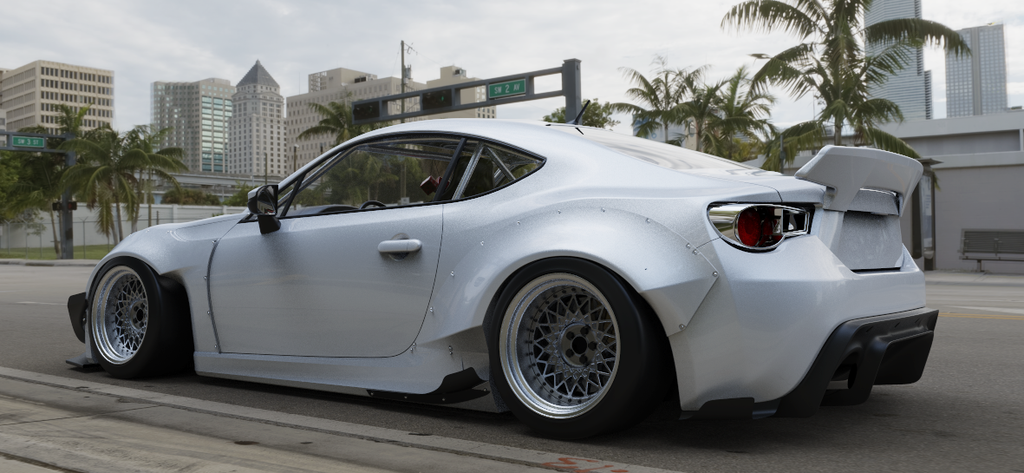 RocketBunny FRS/BRZ V2 DAI CANARD SET