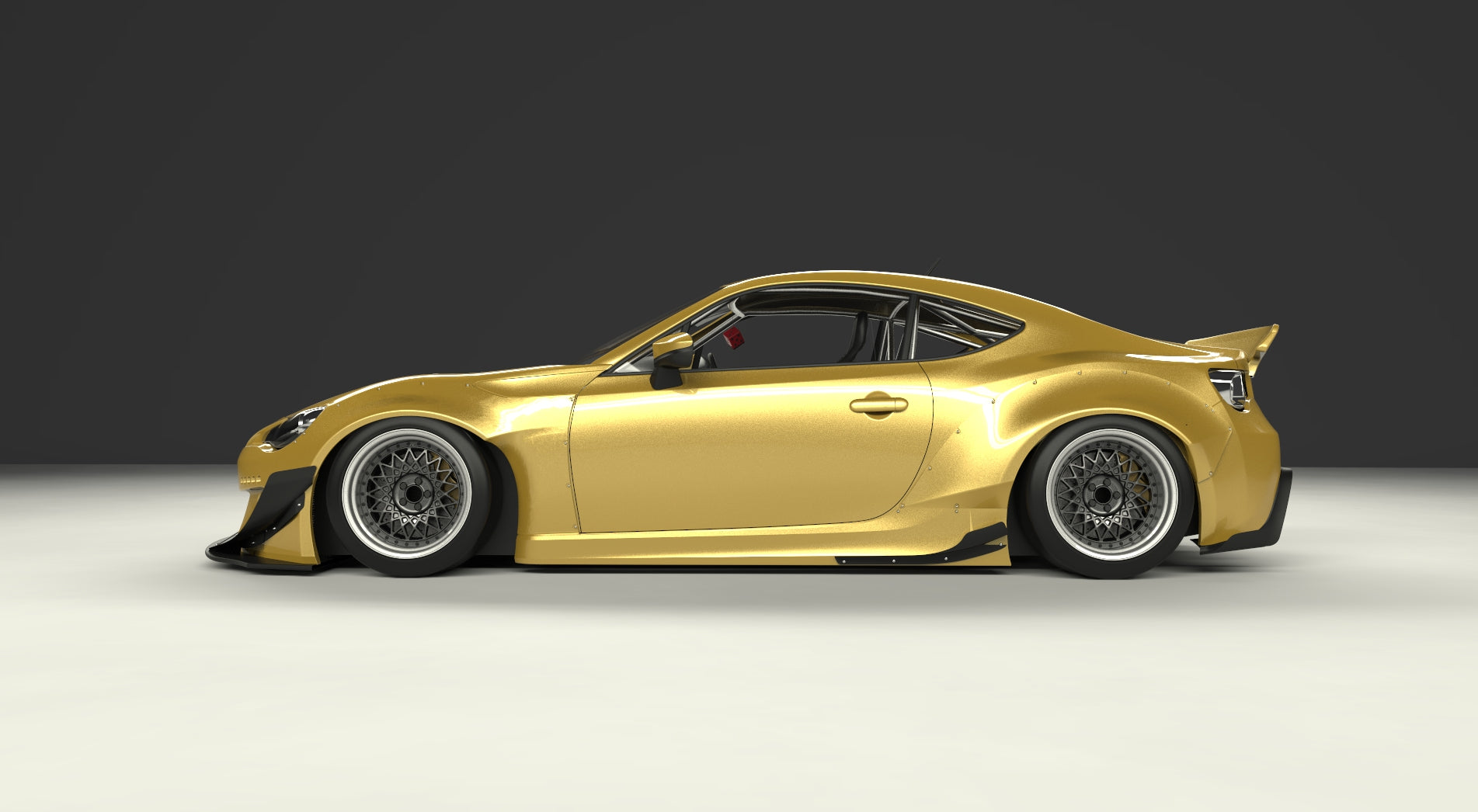 RocketBunny FRS/BRZ V2 DAI CANARD SET