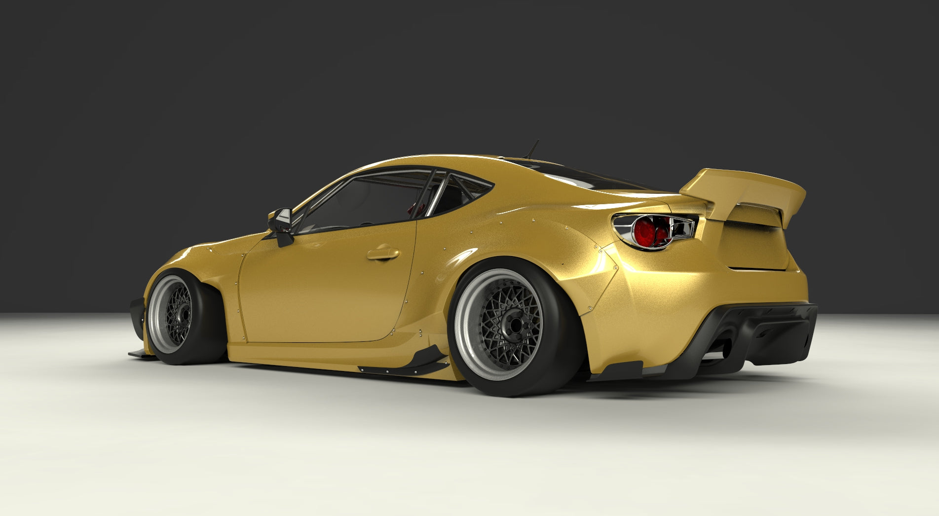 RocketBunny FRS/BRZ V2 DAI CANARD SET
