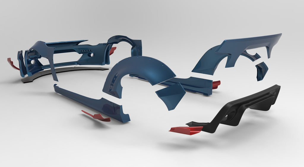 RocketBunny FRS/BRZ V2 DAI CANARD SET