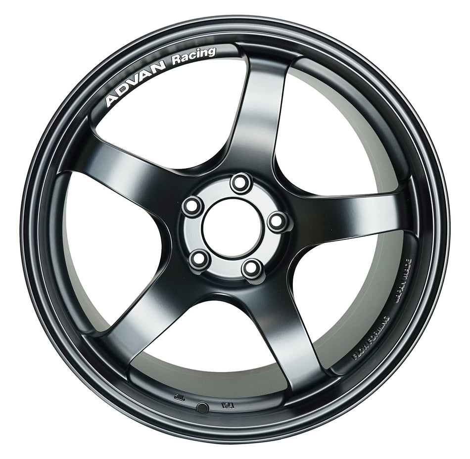 Advan TCIII 18X9.5+40 5-100 Matte Black Wheel