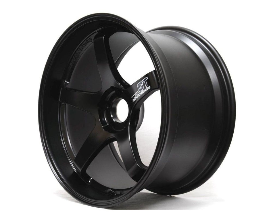 Advan GT 18x9.5 +22 5-114.3 Semi Gloss Black Wheel - REWRK Collective