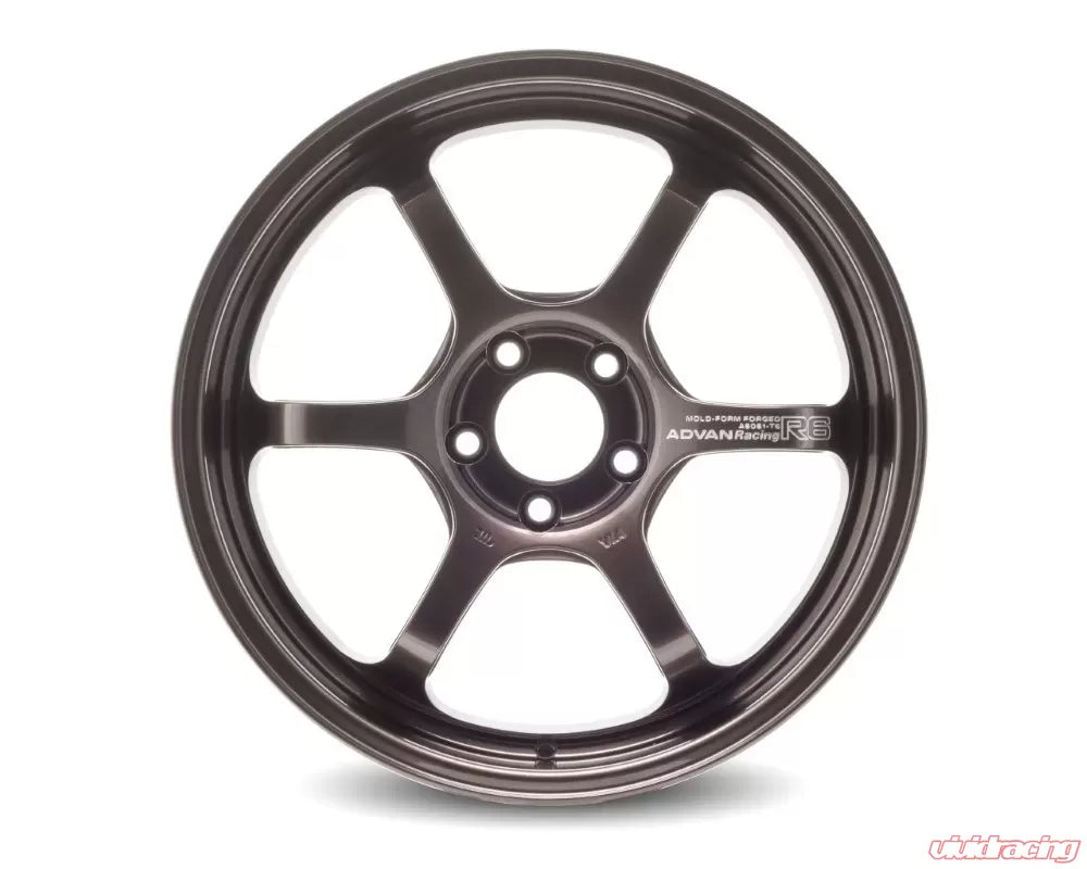Advan R6 18X9.5+45 5-100 Racing Copper Bronze Wheel