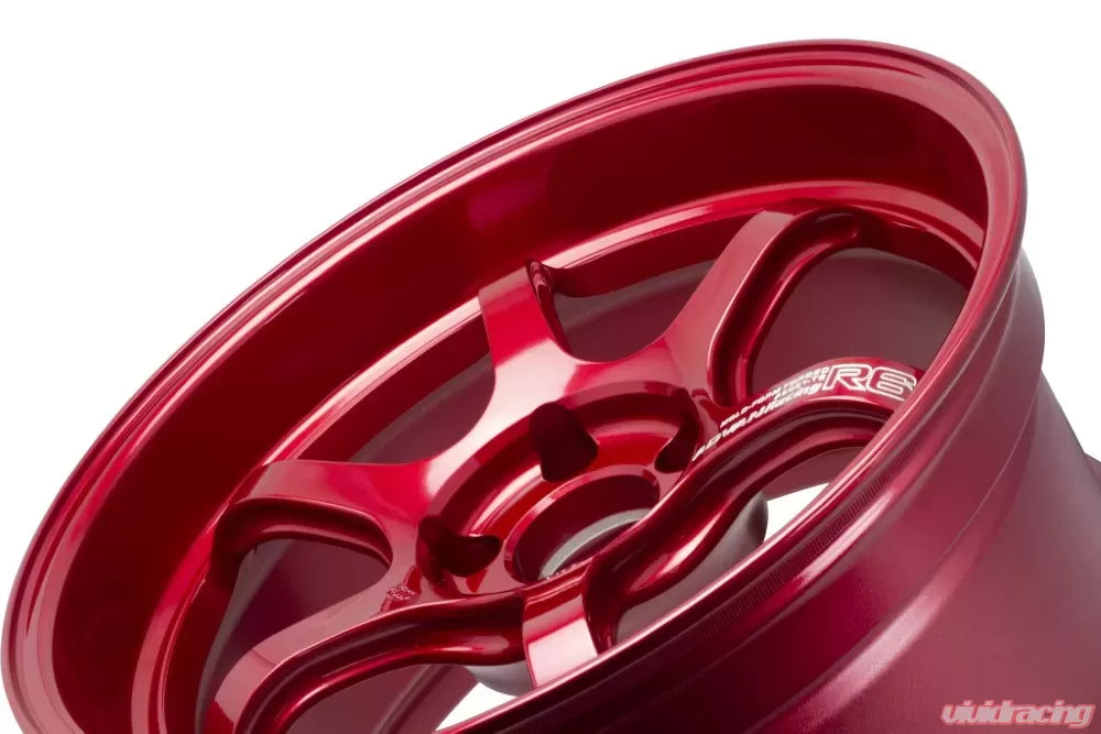 Advan R6 20X12.0+20 5-114.3 Racing Candy Red Wheel