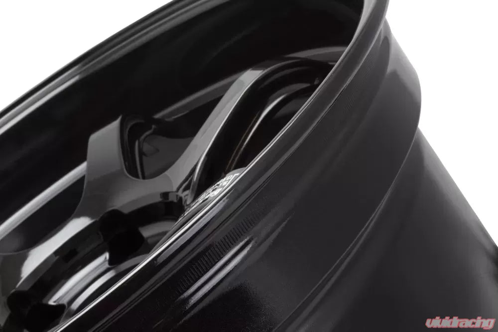 Advan R6 18X10.5+32 5-112 Racing Titanium Black Wheel