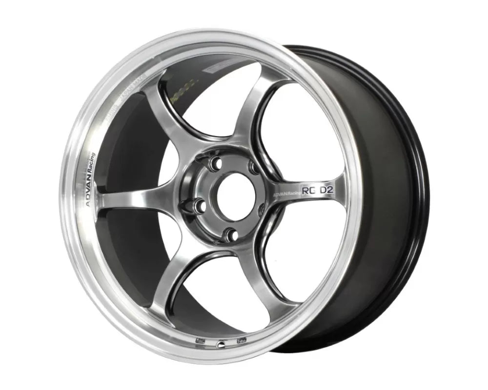 Advan RG-D2 16X8.0+38 4-100 Machining & Racing Hyper Black Wheel