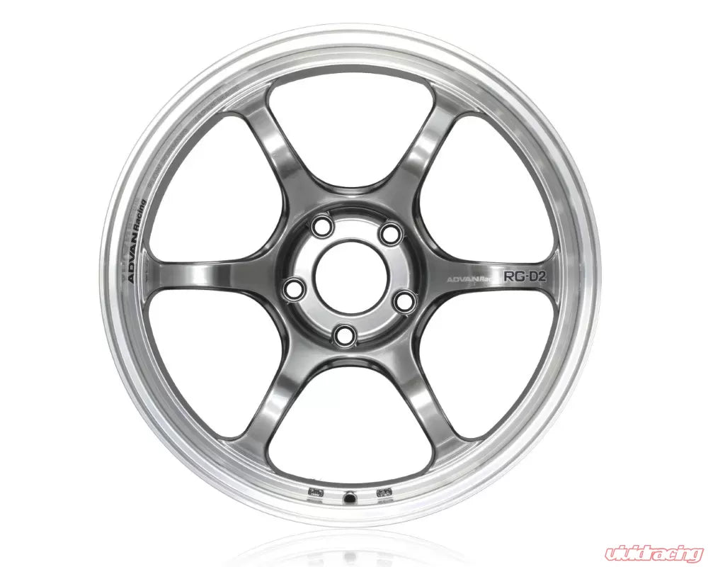 Advan RG-D2 16X8.0+38 4-100 Machining & Racing Hyper Black Wheel