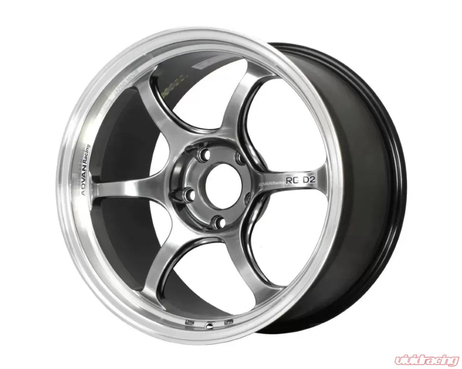 Advan RG-D2 18x10.0+35 5-114.3 Machining & Racing Hyper Black Wheel