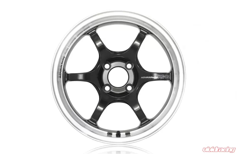 Advan RG-D2 17X9.0+45 5-114.3 Machining & Black Gunmetallic Wheel