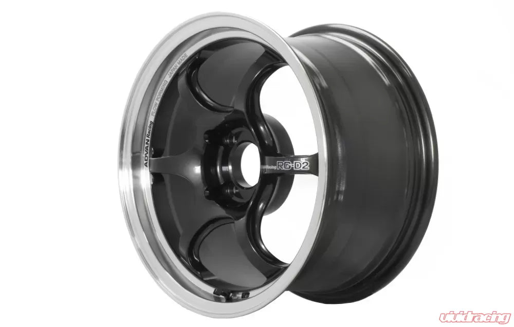 Advan RG-D2 17X9.0+45 5-114.3 Machining & Black Gunmetallic Wheel