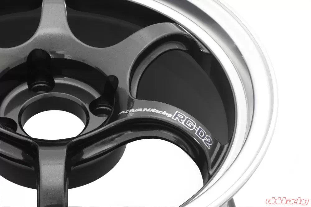 Advan RG-D2 15X8.0+35 4-100 Machining & Black Gunmetallic Wheel
