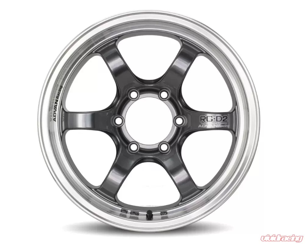 Advan RG-D2 Truck 17X8.5-10 6-139.7 Machining & Gunmetallic Wheel