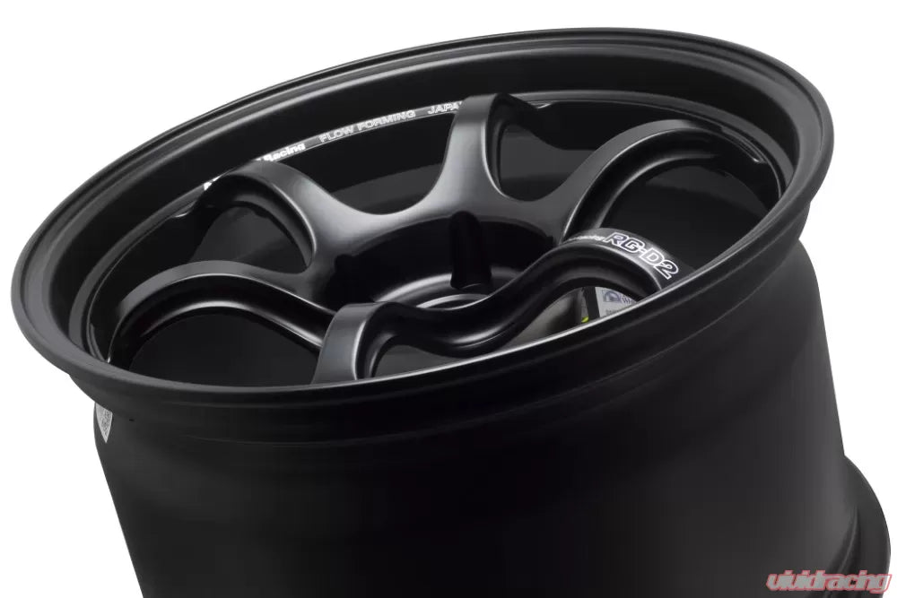 Advan RG-D2 16X8.0+38 4-100 Machining & Semi Gloss Black Wheel