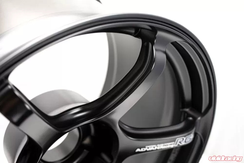 Advan RG-4 18X8.5+45 5-112 Semi Gloss Black Wheel