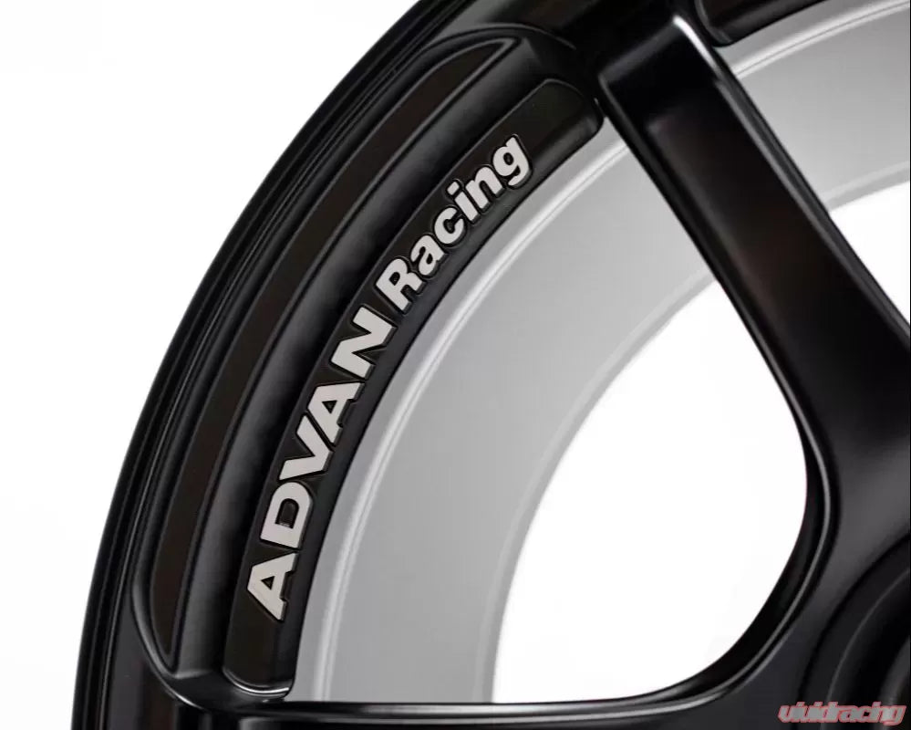 Advan RG-4 18X8.5+45 5-112 Semi Gloss Black Wheel