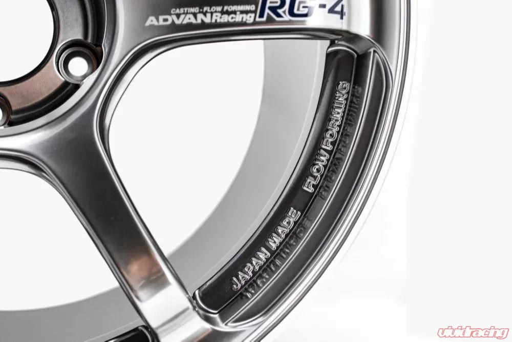 Advan RG-4 18X11.0+15 5-114.3 Racing Hyper Black & Ring Wheel