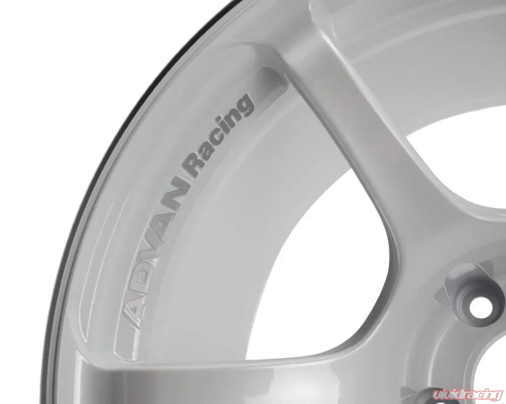 Advan RG-4 18X11.0+15 5-114.3 Racing White Metallic & Ring Wheel