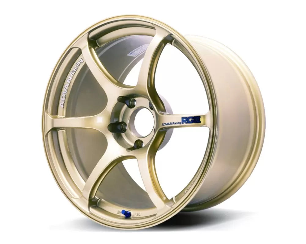 Advan RGIII 18X10.5+15 5-114.3 Racing Gold Metallic Wheel