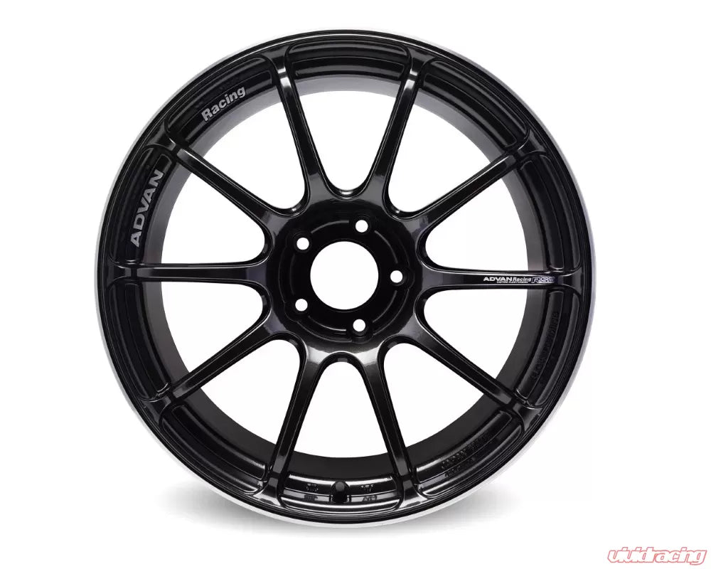 Advan RSIII 18X10.5+15 5-114.3 Racing Black Gunmetallic & Ring Wheel