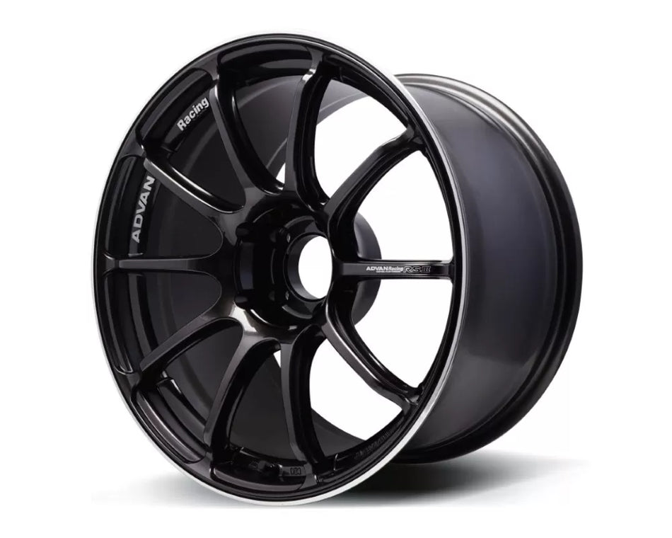 Advan RSIII 18X10.5+15 5-114.3 Racing Black Gunmetallic & Ring Wheel