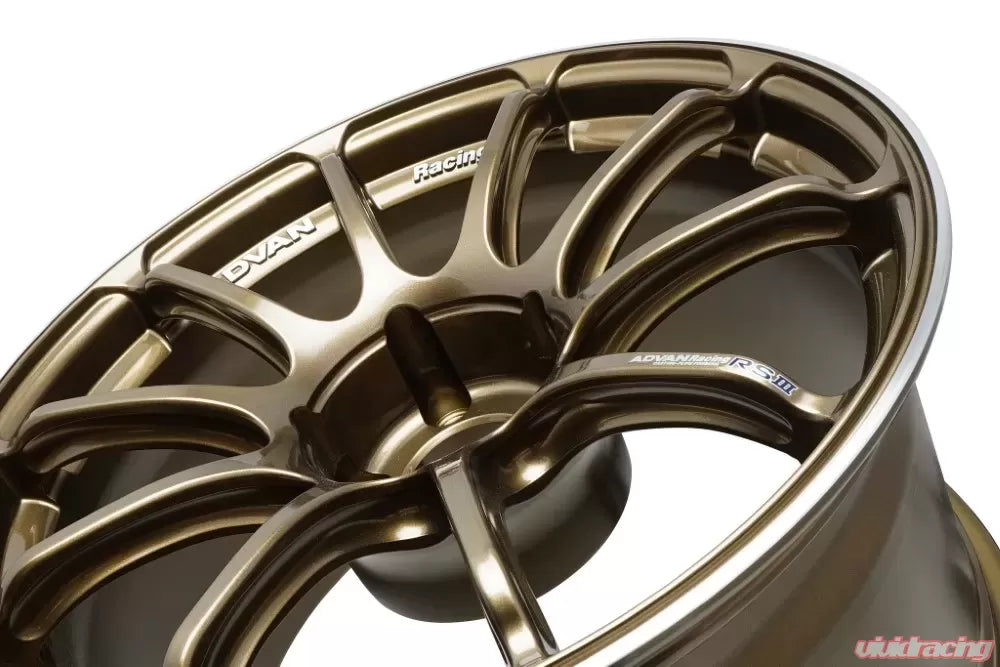 Advan RSIII 18X10.5+15 5-114.3 Umber Bronze Metallic & Ring Wheel