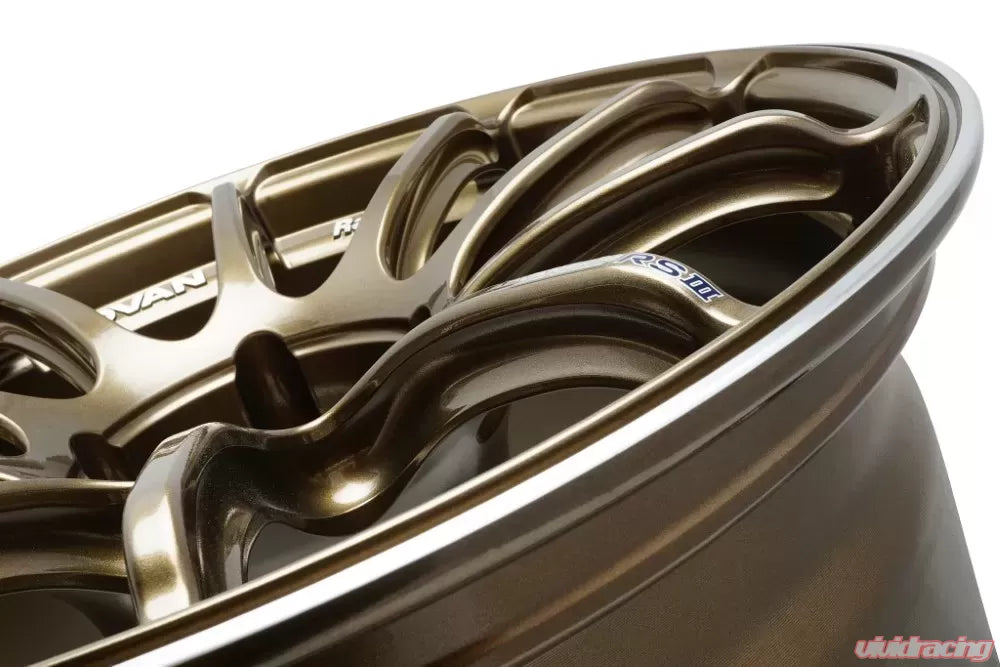 Advan RSIII 18X9.5+45 5-100 Umber Bronze Metallic & Ring Wheel