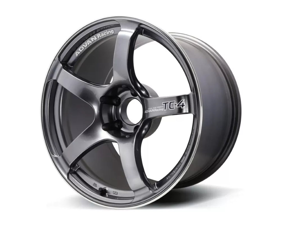 Advan TC4 18X9.5+35 5-114.3 Racing Gunmetallic (No Ring) Wheel