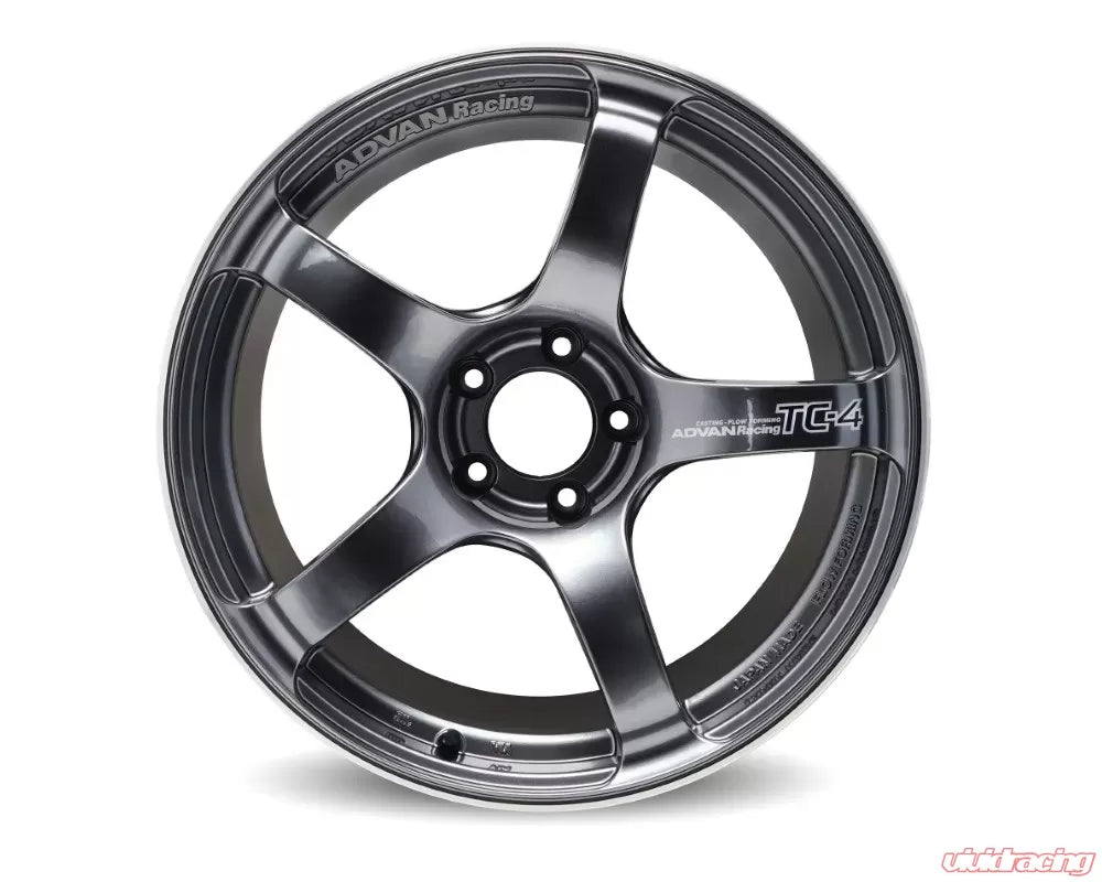Advan TC4 18X9.5+35 5-114.3 Racing Gunmetallic (No Ring) Wheel